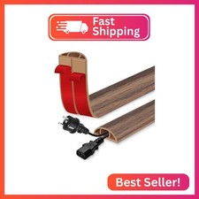 Floor Cord Cover for Wires on Floor Self Adhesive Cord Hider Floor Cable Managem