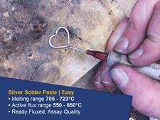 Cooksongold Assay Quality Sterling Silver Solder Paste Syringes, 5g/10g