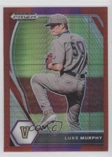 2021 Panini Prizm Draft Picks Red & Purple Hyper Prizm Luke Murphy #PDP110 2o7