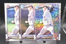 👆🏼🔥🥶2024 Jonah TONG Bowman 1st - 3 Card Lot -NY Mets