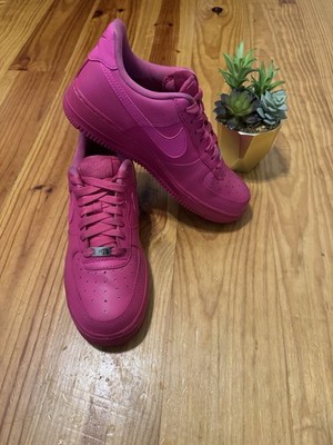 Nike Air Force 1 Low '07 Fireberry Womens Size 8.5 US Pink Leather (DD8959-600)