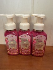 LOT 3 Bath  Body Works Raspberry Holiday Pie Bar Milk Foaming Hand Soap NEW