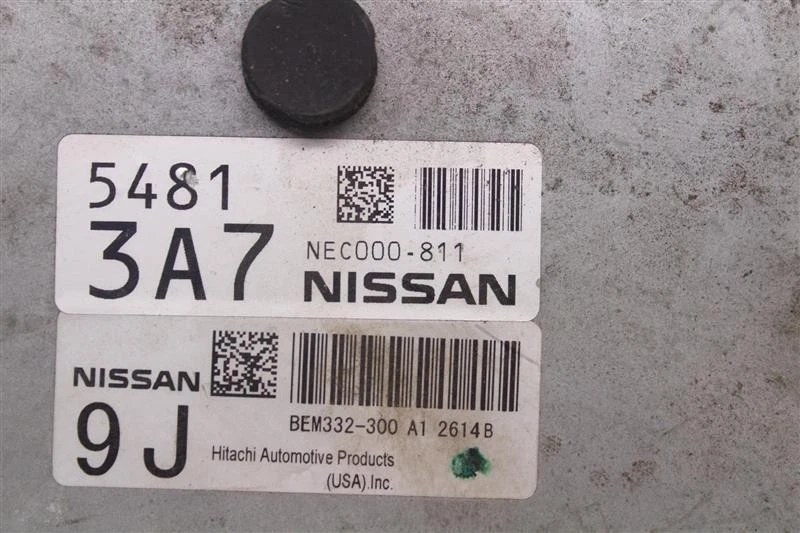 Computadora ECU ECM NISSAN VERSA 2012 12 BEM332300A1 992246 Foto 4 de 4