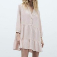 ZARA Short Tiered Dress, Size M 2819/939/622