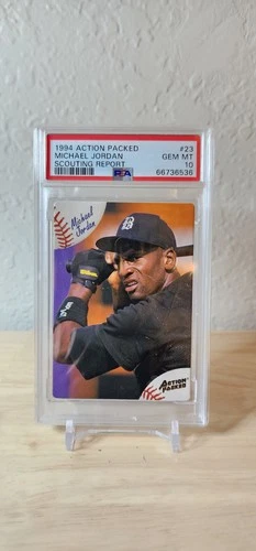 1994 Action Packed #23 Michael Jordan Scouting Report PSA 10