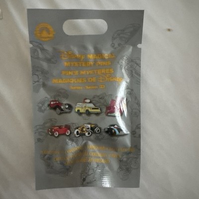 Disney Magical Mystery Pins Series 22 Character Cars Sealed Pack WDW DLR