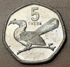 2013 Botswana 5 Thebe Red-Billed Hornbill