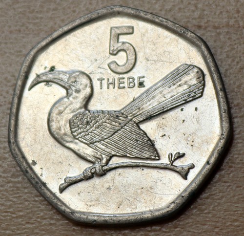 2013 Botswana 5 Thebe Red-Billed Hornbill