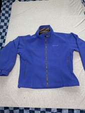 Marmot Fleece Full Zip Windstopper Jacket PurplCamping Hiking Womens Size Medium
