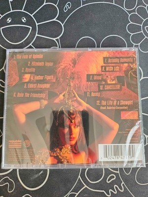 洋楽 THE LIFE OF A SHOWGIRL CD SIGNED PHOTO 4 Taylor Swift The Life of a Showgirl CD Signed 4.75x4.75