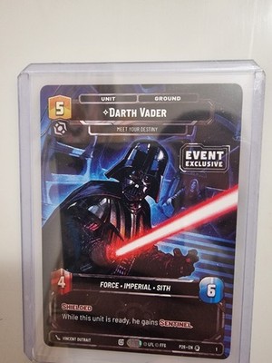 Star Wars Unlimited - Darth Vader Meet Your Destiny P26 EN - Event Exclusive