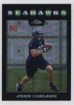 2008 Topps Chrome X-Fractor John Carlson #TC215 Rookie RC 6m1