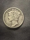 1943 Mercury Dime 90% Silver US Coin
