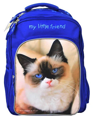 Rucksack Katze Schulrucksack my little Friend Cat 13-A852 blau