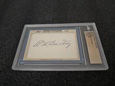 BILL TERRY 21/31 2018 Leaf History of Baseball CLEAN HOF CUT Signature Auto 