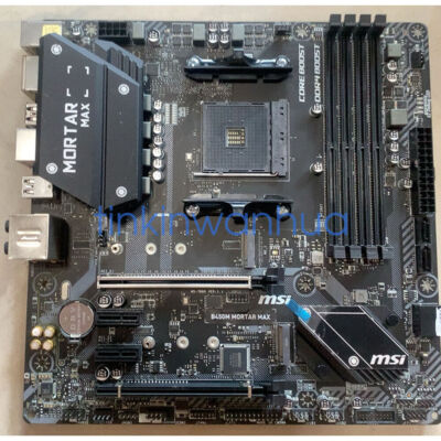 For   B450M MORTAR MAX Motherboard PCI-E3.0 2×M.2 4×SATAIII Micro ATX #E8