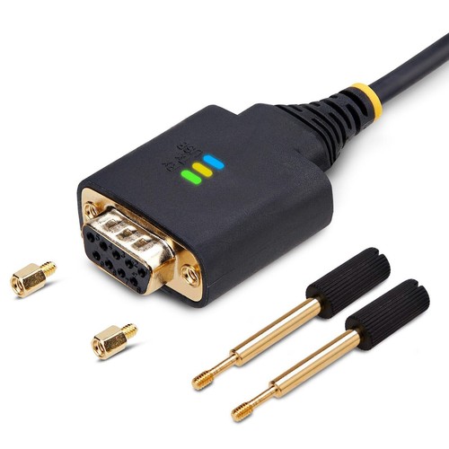 StarTech 1P3FFCNB-USB-SERIAL 3Ft USB to Null Modem RS232 Serial Adapter FTDI - Picture 7 of 8