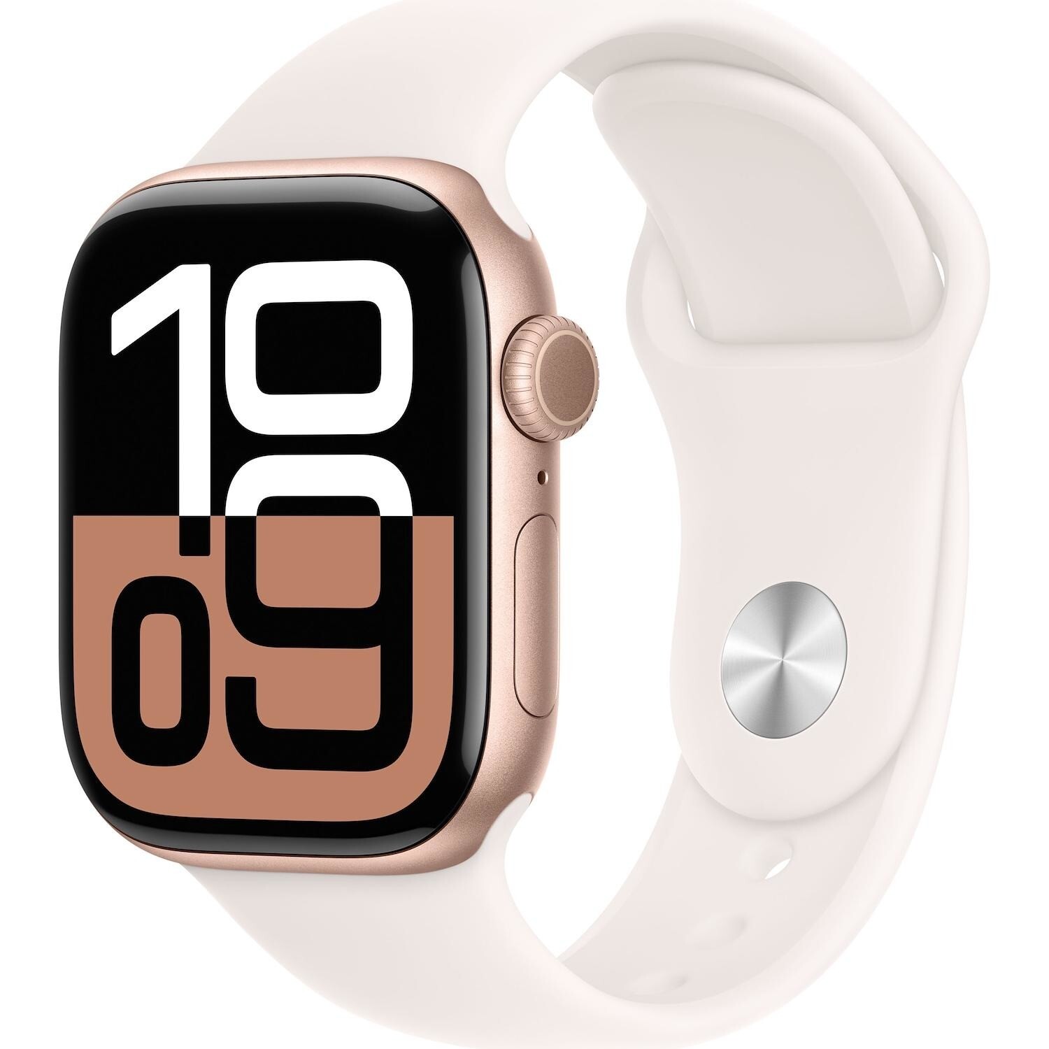 Apple Watch Series 10 GPS 42mm con cassa in Allumionio Rose Gold e Light Blush