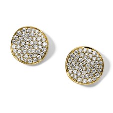 IPPOLITA Stardust Diamond Stud Earrings in 18K Yellow Gold 