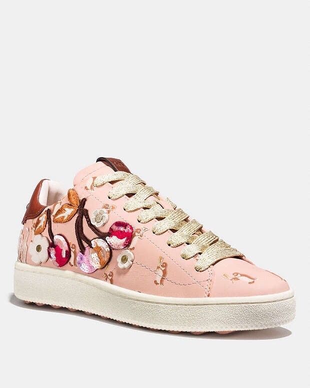 EUC Coach Cherry Blossom Sneaker. Size 9.5 SOLD OUT
