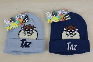 NUEVO Gorro Looney Tunes Tasmanian Devil Taz Gris/Azul Niño TALLA ENVÍO GRATUITO
