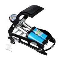 Portable Double-pipe Foot Inflation Pump With Manometer For Motorcycle Car Portable Double-pipe Foot Inflation Pump With Manometer For Motorcycle Car