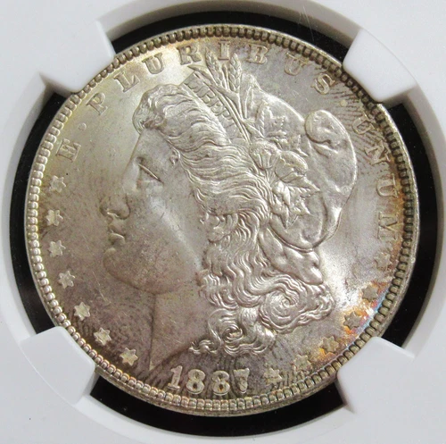1887 Morgan Dollar $1. MS 64 NGC.