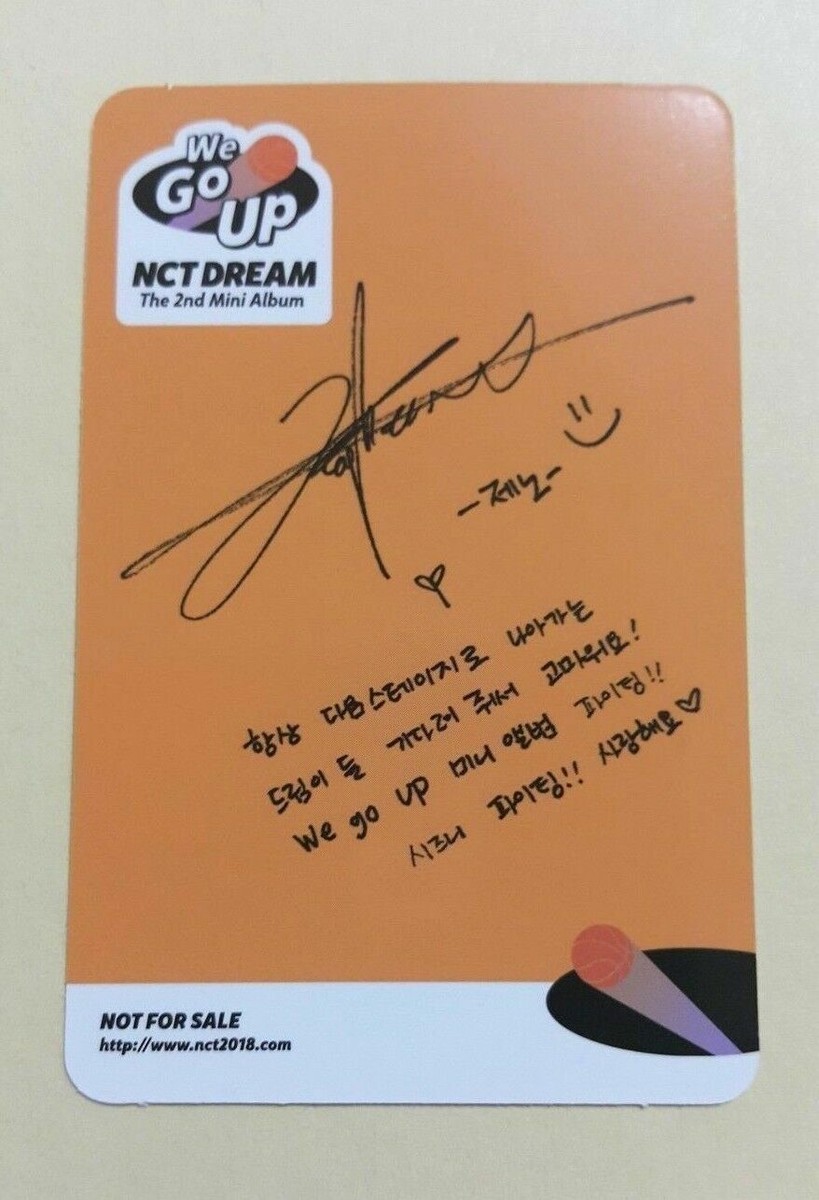 NCT 2nd mini Album We Go Up Official Photocard Photo Card