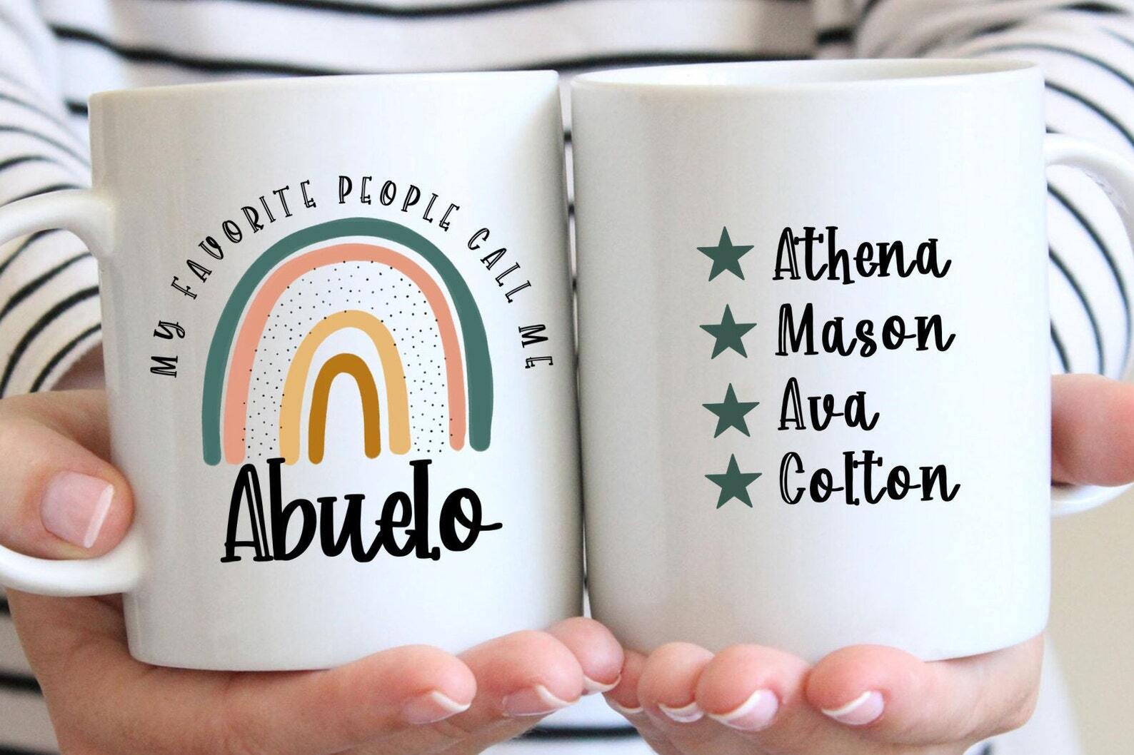 Personalized Gift For Abuelo My Favorite People Call Me Abuelo Fathers Day Gift