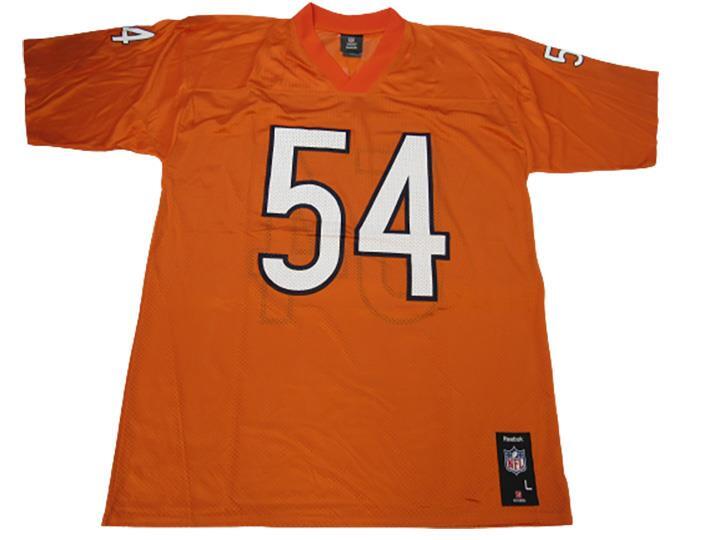 New Chicago Bears #54 Brian Urlacher Mens Sizes L-XL Orange Reebok