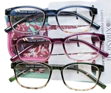 XtraSight by Foster Grant Reading Glasses Misha (3 Pack)