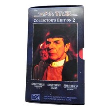 Star Trek Collectors Edition 2 VHS Tape Bundle x3