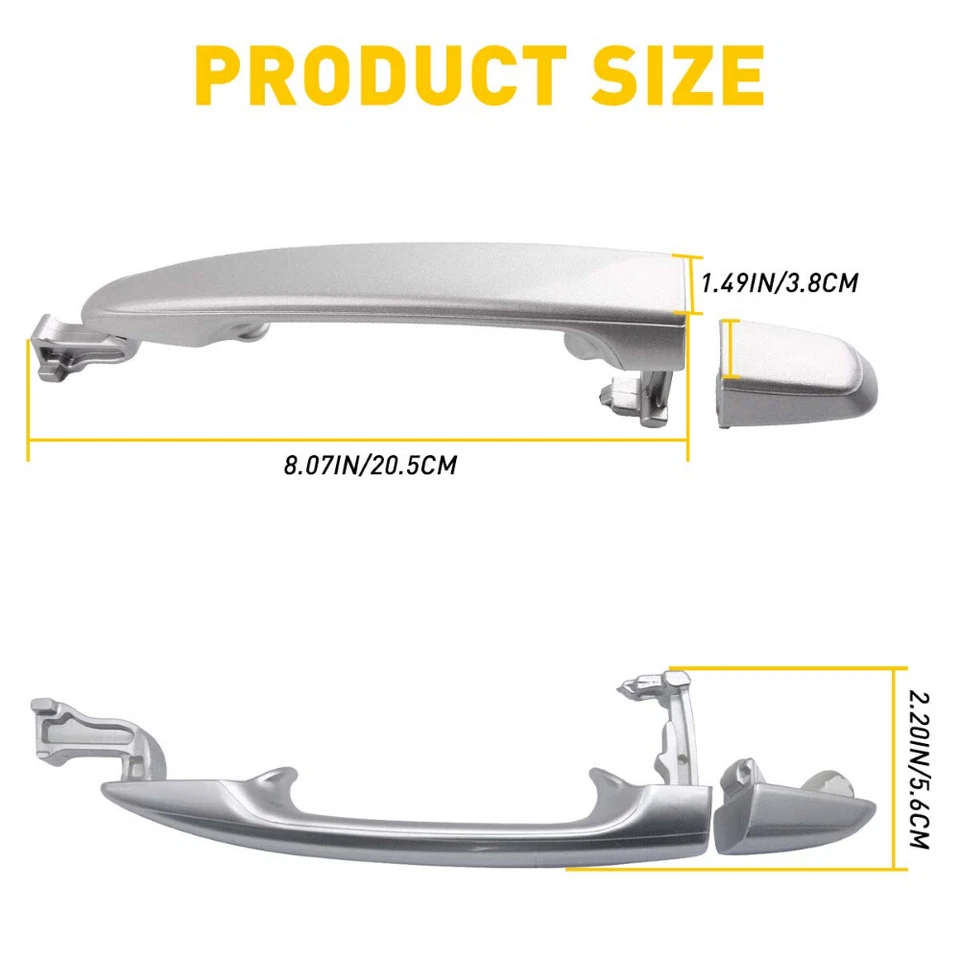 Manija de puerta corredera exterior izquierda o derecha trasera para Toyota Sienna 04-10 Foto 4 de 4