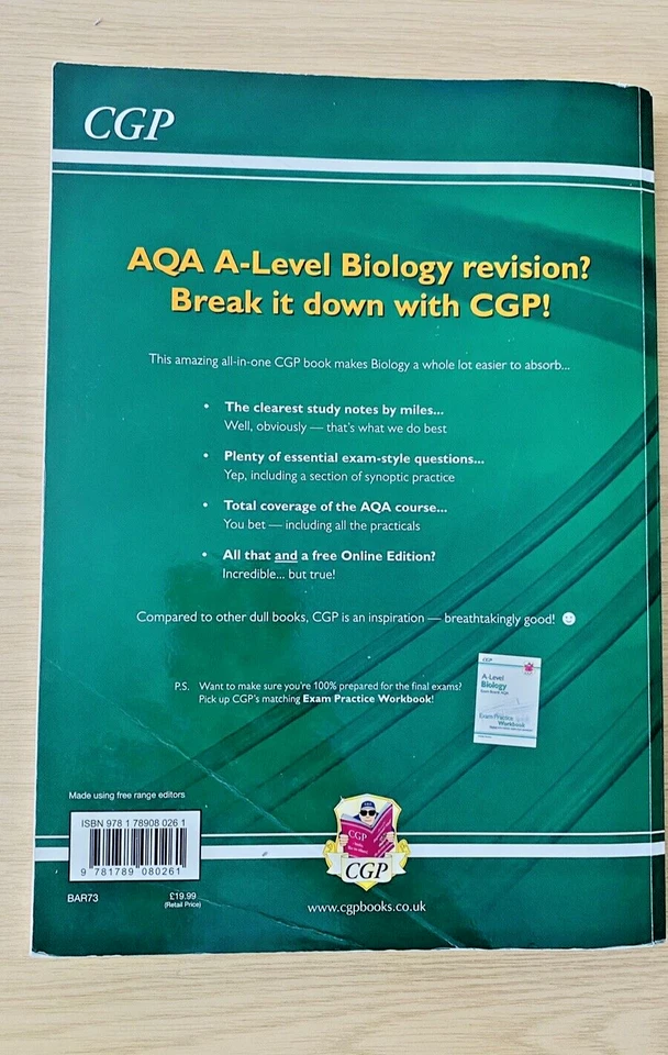CGP A-Level Biology AQA Complete Revision Guide and Practice - Image 3 of 3