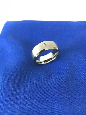 Wolfram Damen-Ring mit Diamant von Core by Schumann Design, TW010.04, Tungsten