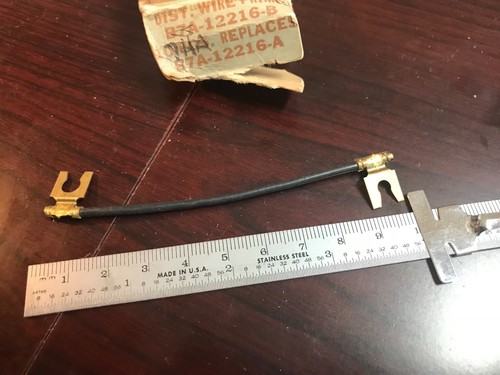 FORD MERCURY DISTRIBUTOR PRIMARY TERMINAL WIRE B7A-12216 7HA-12216-A NOS - Picture 3 of 3