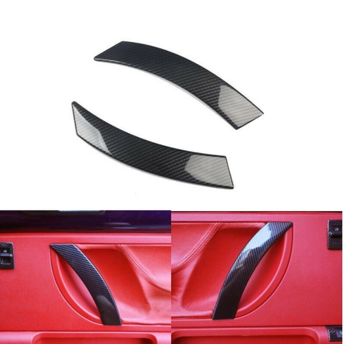 2 Pcs ABS Carbon Fiber Inner Door Handle TRIM For VW Volkswagen Beetle