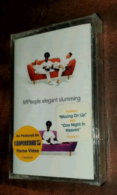 Elegant Slumming - M People (Cassette 1994 Epic) New Sealed W/ Hype Stickers