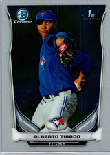 2014 Bowman Chrome #BCP8 Alberto Tirado Prospects *BJ