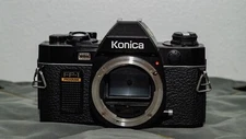 Konica FP-1 35mm SLR Film Camera Body Only UNTESTED