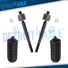 Front Inner Tie Rod Ends + Boots for 2007 2008 2009 2010 2011 - 2013 Acura MDX