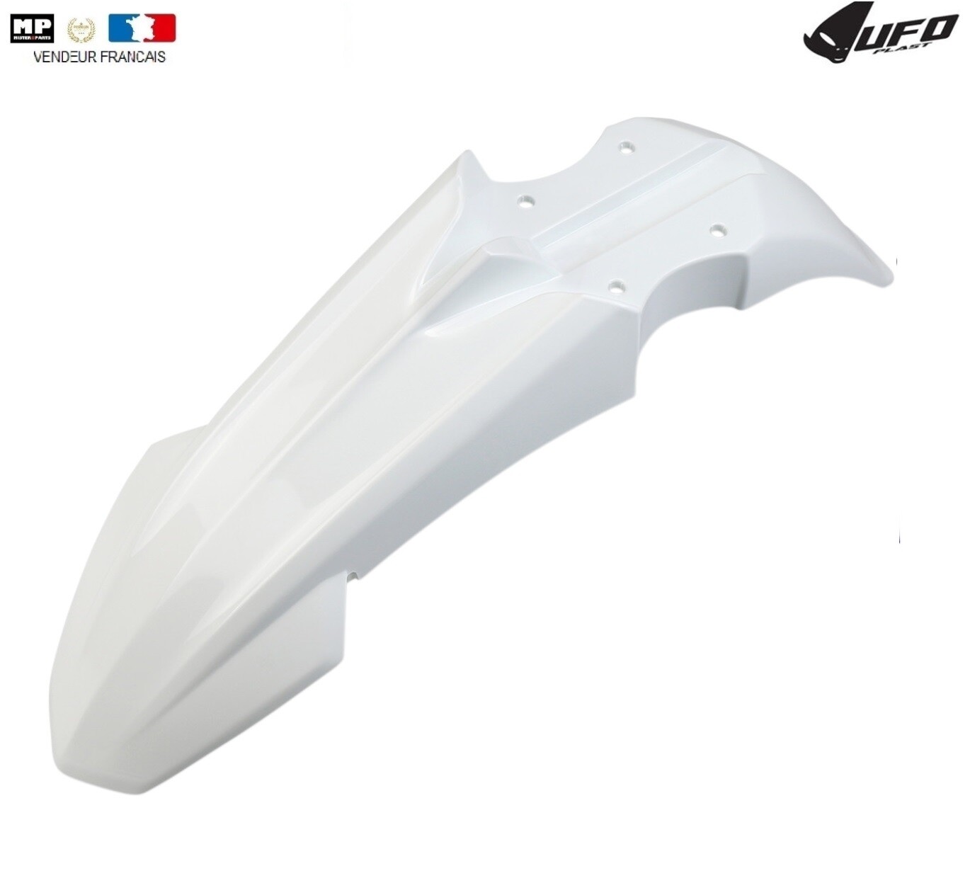 Garde-boue avant UFO blanc pour réparer les plastiques de Yamaha YZ 65