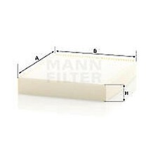 MANN-FILTER CU 28 009 FILTRO, ARIA INTERNA PER FORD, FORD USA