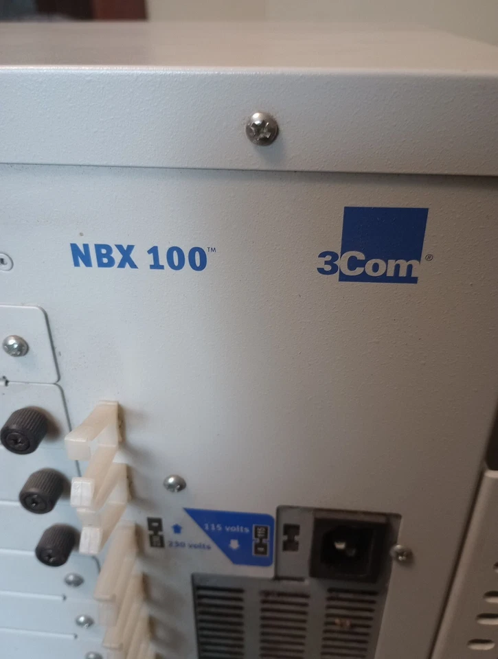 NBX 100 COMMUNICATION PHONE SYSTEM 3Com  Businesses & Remote Used - Image 3 of 4