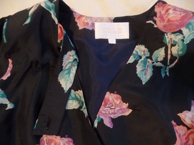 Blazer Stone Cold Fox East Taille M (2) - Noir Pivoine - Style Wrap - Neuf (Étiquettes Détachées)