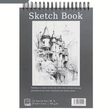 100 sheet 68 lb sketchbook 9 x 12 NEW Shipping Included
