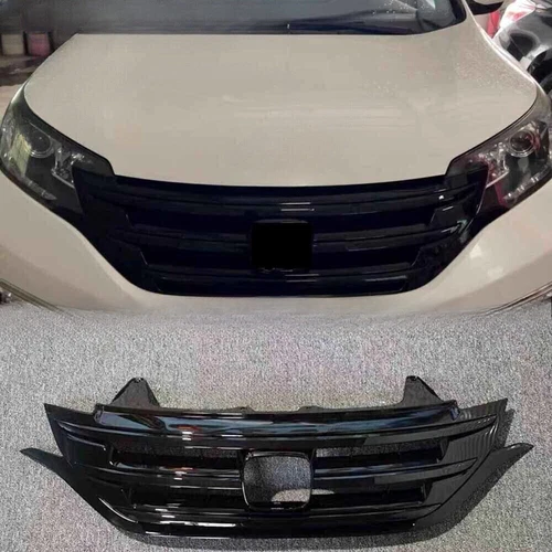 For CRV CRV 2012 2013 2014 1X Front Bumper Mesh Grill Vent Cover Black - Picture 1 of 6