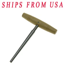 KAISH Violin Viola Peg Hole Reamer for 3/4 4/4 w/ Wood Handle Luthier Tools