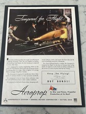 1944 WWII Aeroprop vtg. Time Magazine Military Ad