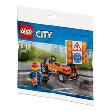 LEGO® City Set 30357 /  Baustellen Absicherung mit Figur / Polybag 